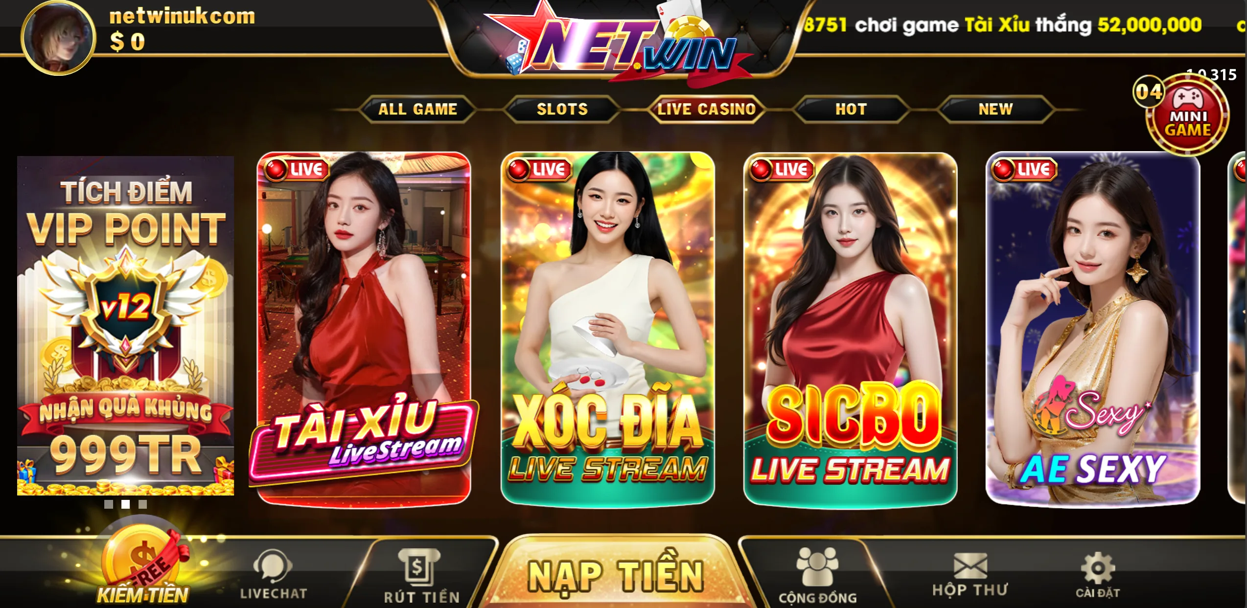 live casino netwin app