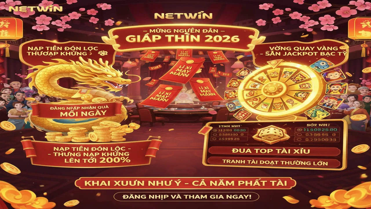 Ưu đãi mừng đại lễ và Tết Nguyên Đán 2026 Netwin